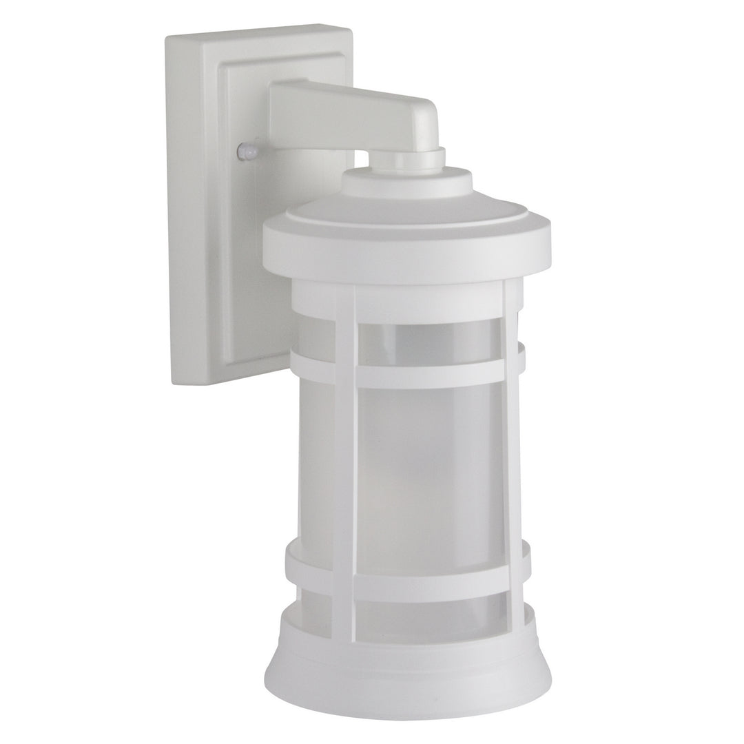 Wave Lighting S50SF-WH Artisan One Light Wall Mount Outdoor White