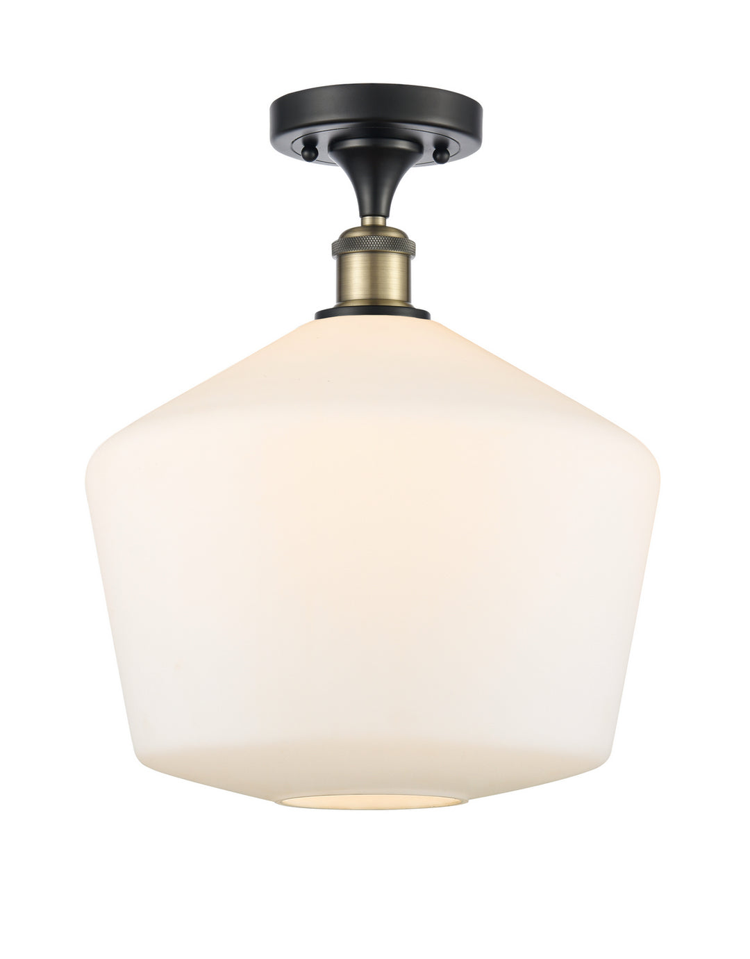 Innovations Ballston 516-1C-BAB-G651-12-LED Ceiling Light - Black Antique Brass