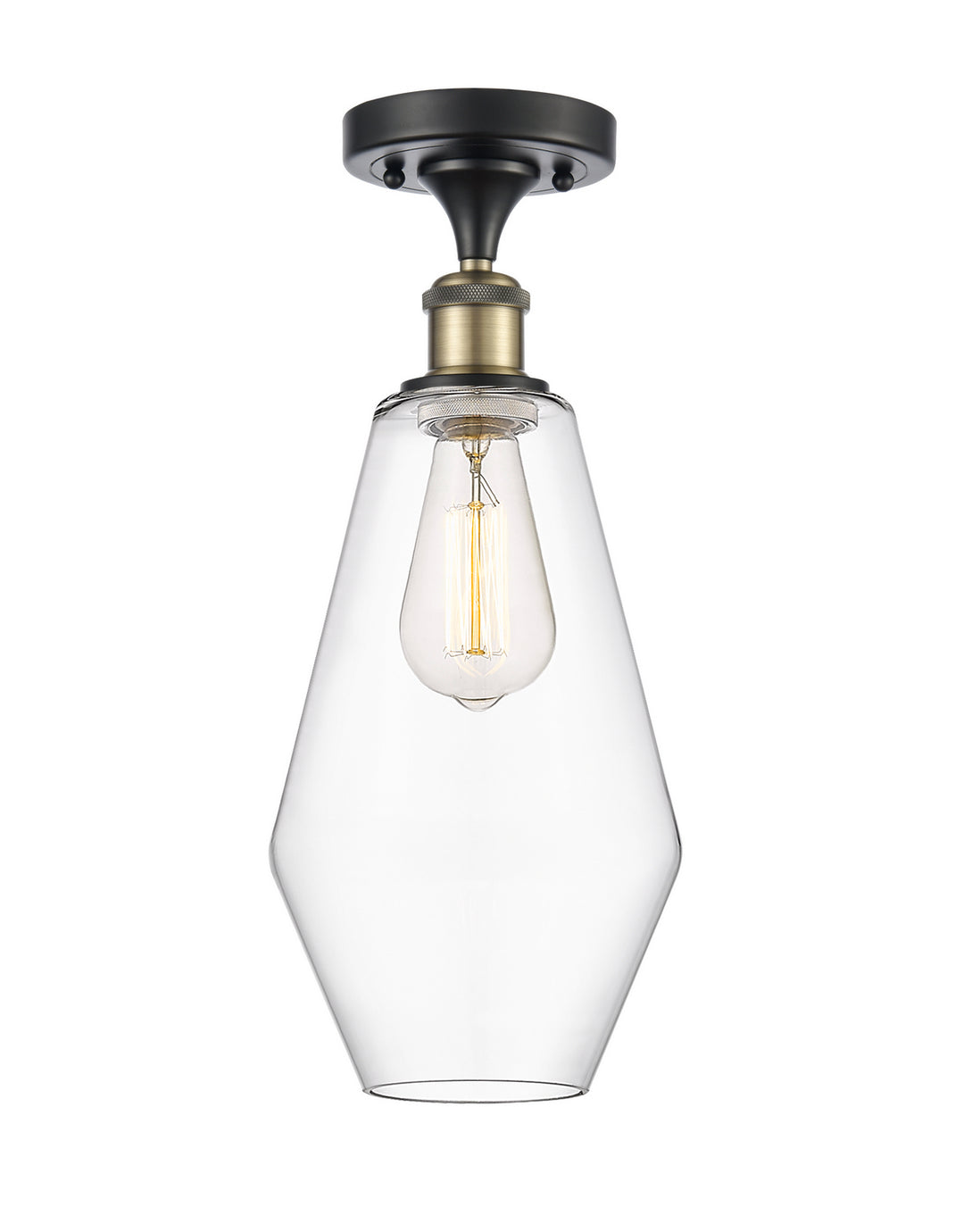 Innovations Ballston 516-1C-BAB-G652-7 Ceiling Light - Black Antique Brass