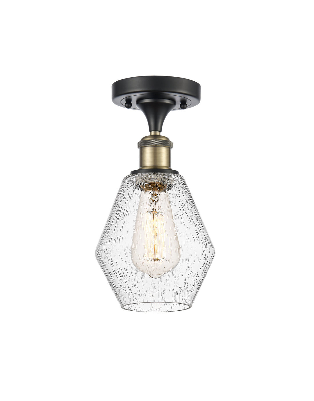 Innovations Ballston 516-1C-BAB-G654-6-LED Ceiling Light - Black Antique Brass