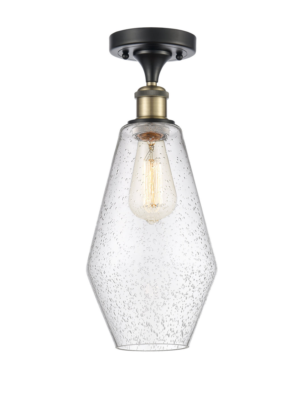 Innovations Ballston 516-1C-BAB-G654-7 Ceiling Light - Black Antique Brass