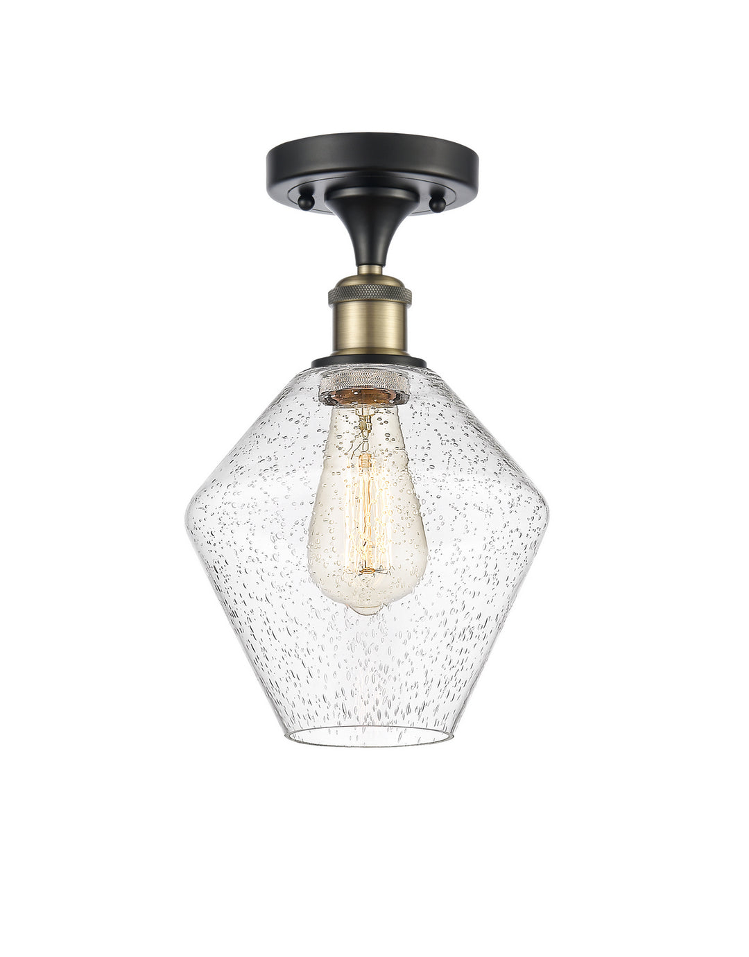 Innovations Ballston 516-1C-BAB-G654-8 Ceiling Light - Black Antique Brass