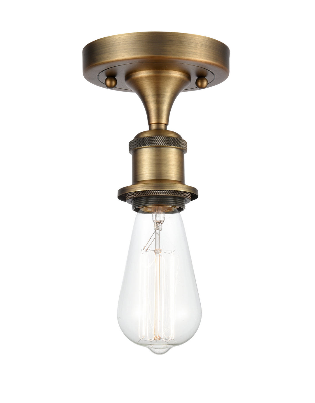 Innovations Ballston 516-1C-BB Ceiling Light - Brushed Brass