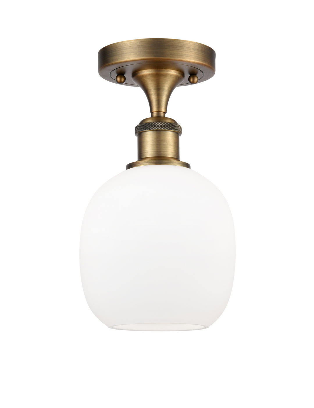 Innovations Ballston 516-1C-BB-G101-LED Ceiling Light - Brushed Brass