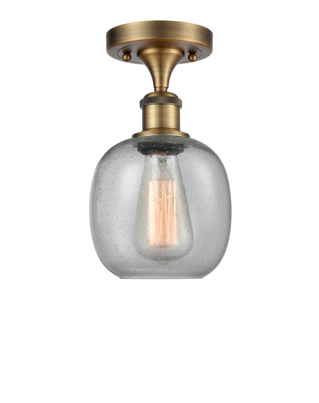 Innovations Ballston 516-1C-BB-G104-LED Ceiling Light - Brushed Brass
