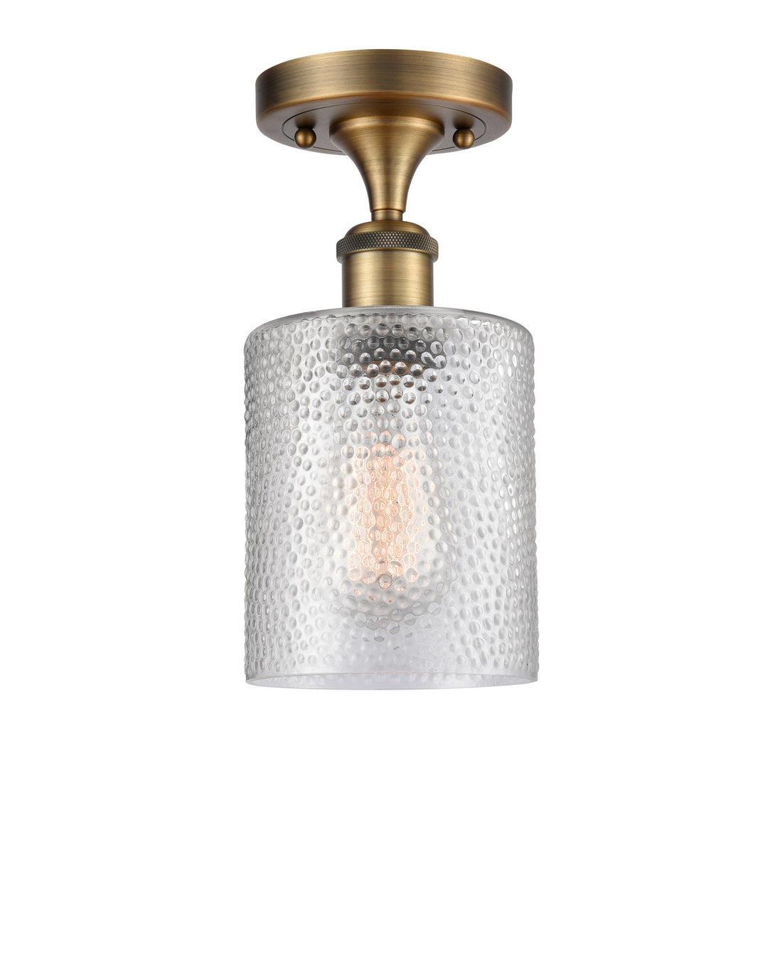 Innovations Ballston 516-1C-BB-G112-LED Ceiling Light - Brushed Brass