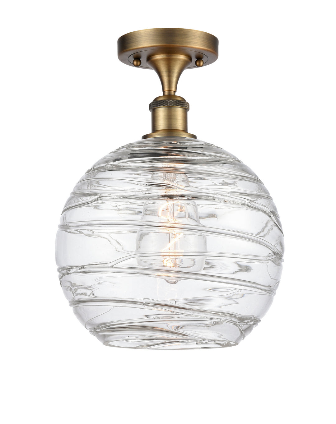 Innovations Ballston 516-1C-BB-G1213-10 Ceiling Light - Brushed Brass