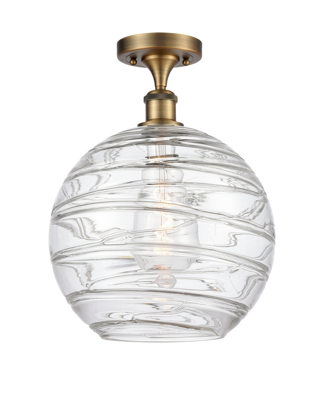 Innovations Ballston 516-1C-BB-G1213-12 Ceiling Light - Brushed Brass