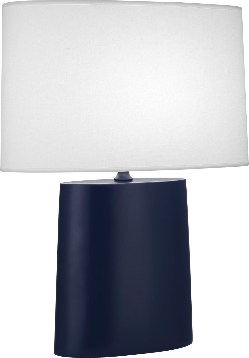 Robert Abbey Lighting MMB03 Victor Lamp Matte Midnight Blue Glazed