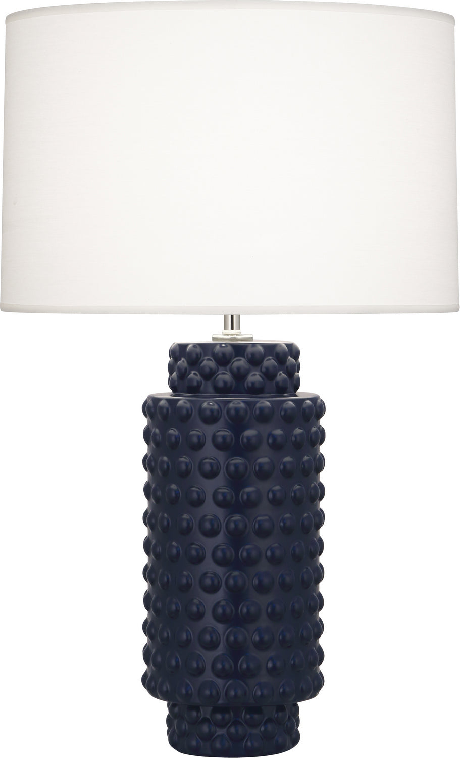 Robert Abbey Lighting MMB08 Dolly Lamp Matte Midnight Blue Glazed Textured