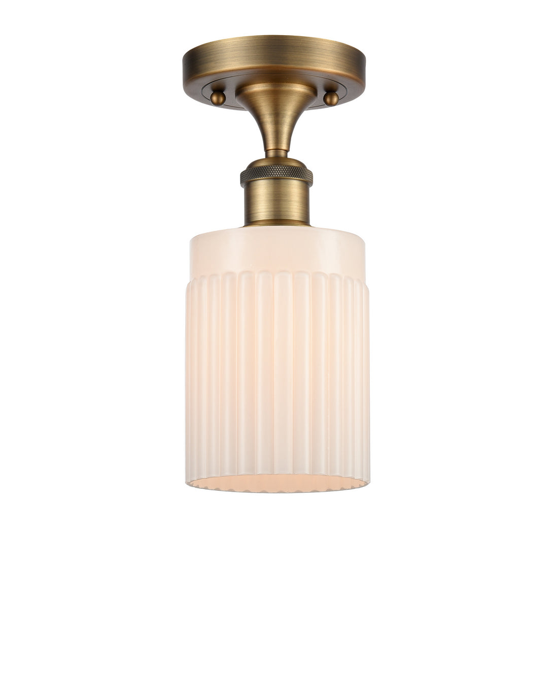 Innovations Ballston 516-1C-BB-G341-LED Ceiling Light - Brushed Brass