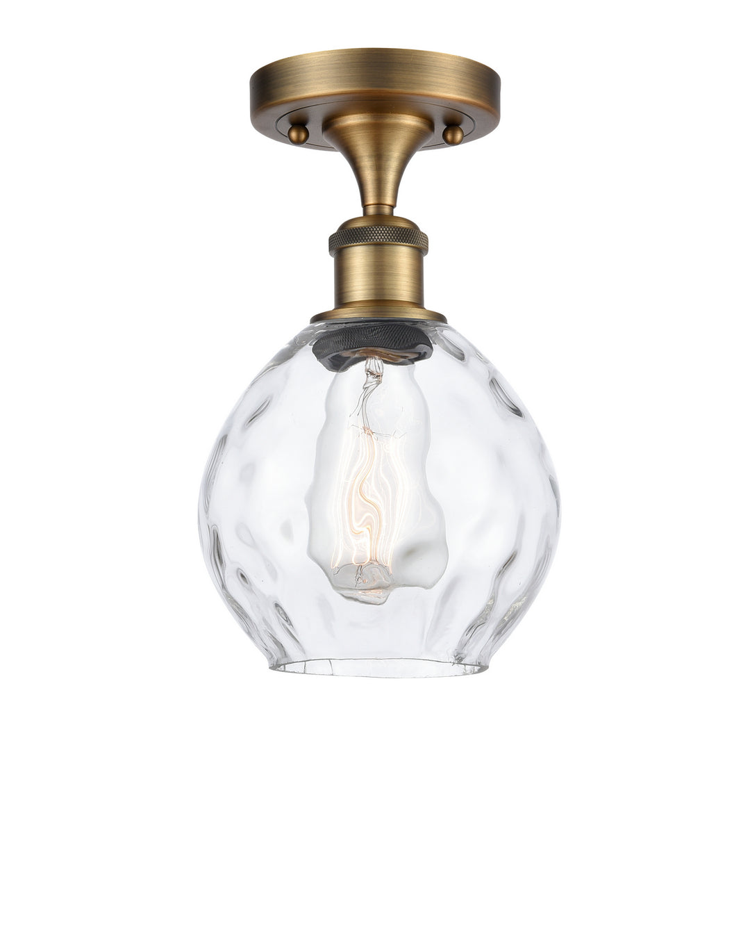 Innovations Ballston 516-1C-BB-G362-LED Ceiling Light - Brushed Brass