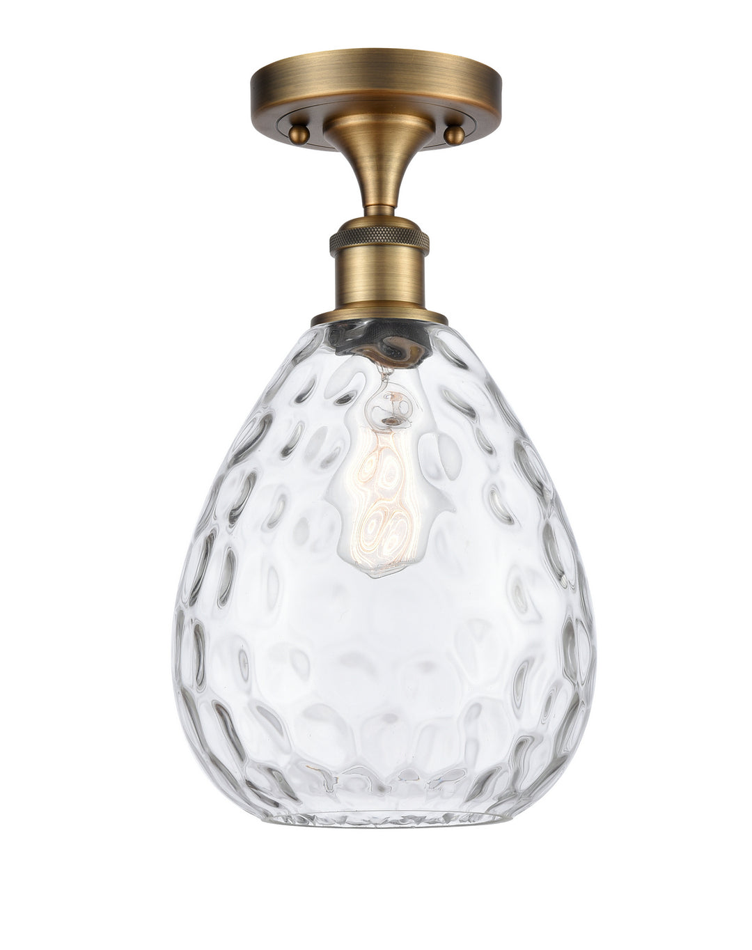 Innovations Ballston 516-1C-BB-G372-LED Ceiling Light - Brushed Brass