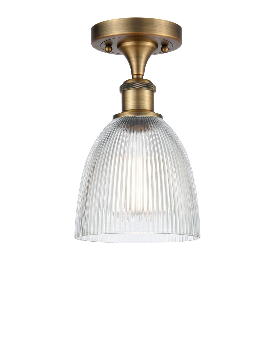 Innovations Ballston 516-1C-BB-G382 Ceiling Light - Brushed Brass