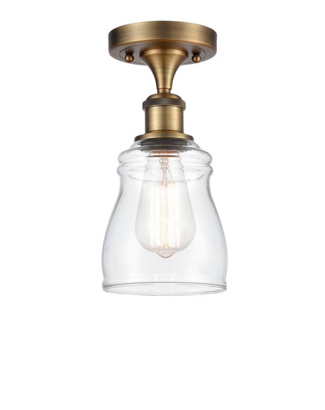 Innovations Ballston 516-1C-BB-G392-LED Ceiling Light - Brushed Brass