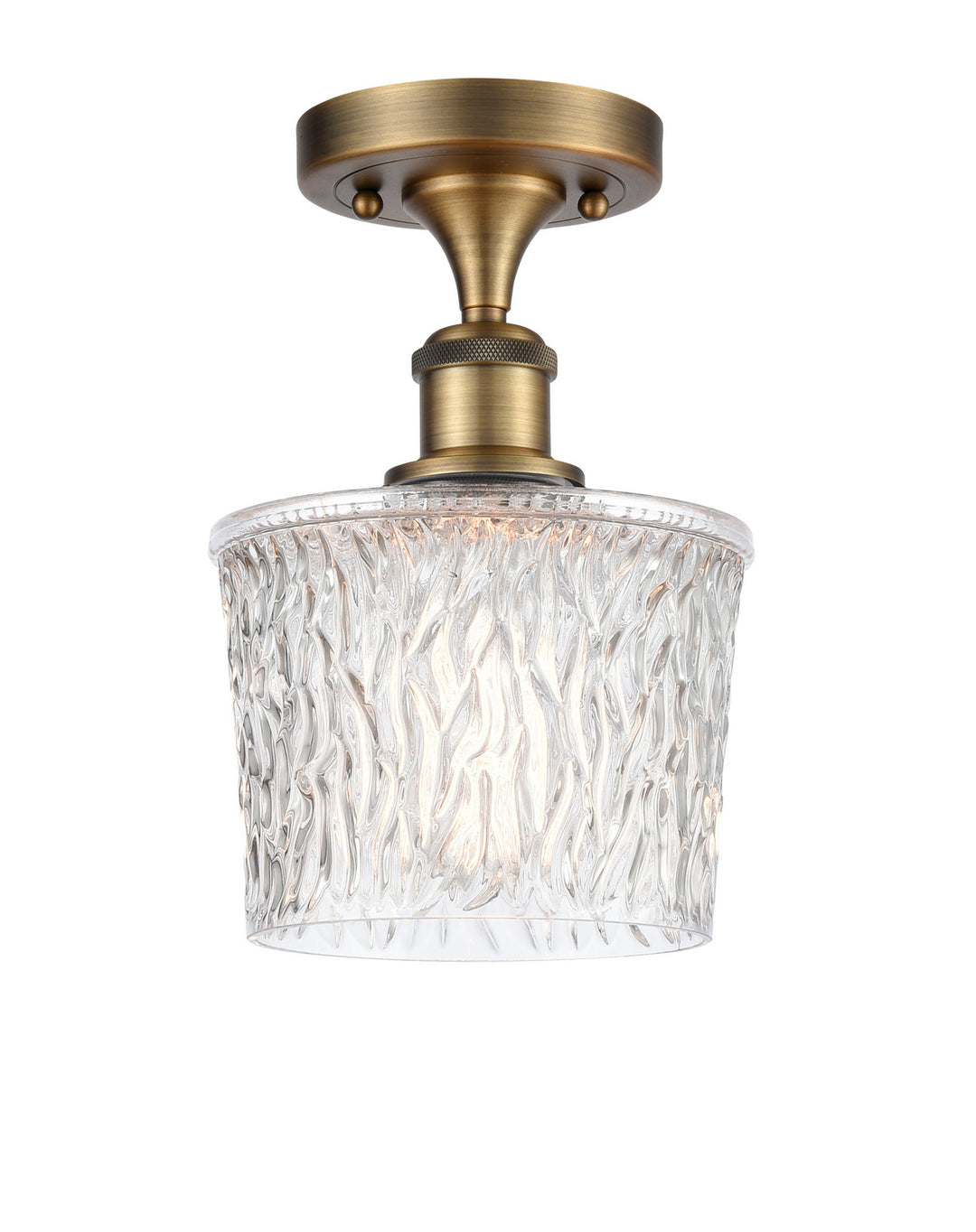 Innovations Ballston 516-1C-BB-G402-LED Ceiling Light - Brushed Brass