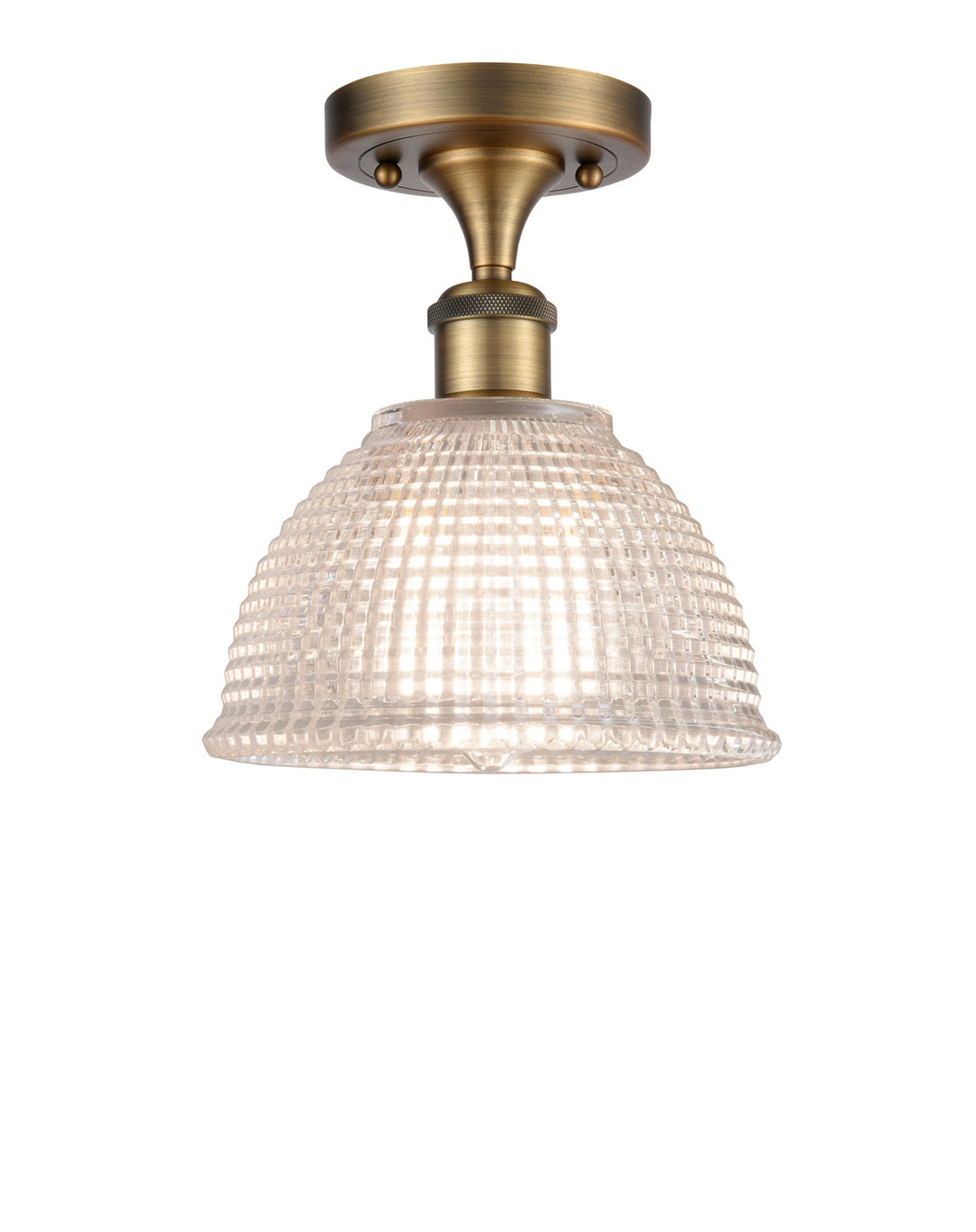 Innovations Ballston 516-1C-BB-G422-LED Ceiling Light - Brushed Brass