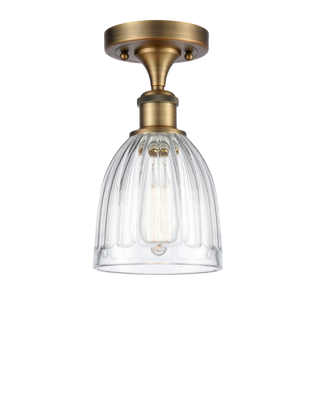 Innovations Ballston 516-1C-BB-G442-LED Ceiling Light - Brushed Brass