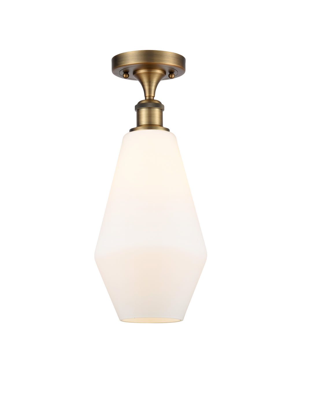 Innovations Ballston 516-1C-BB-G651-7-LED Ceiling Light - Brushed Brass