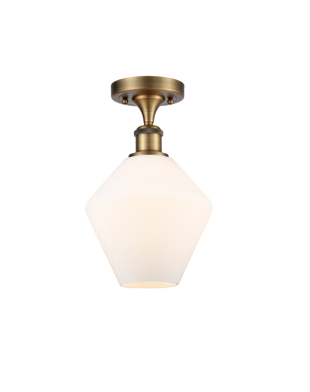 Innovations Ballston 516-1C-BB-G651-8 Ceiling Light - Brushed Brass