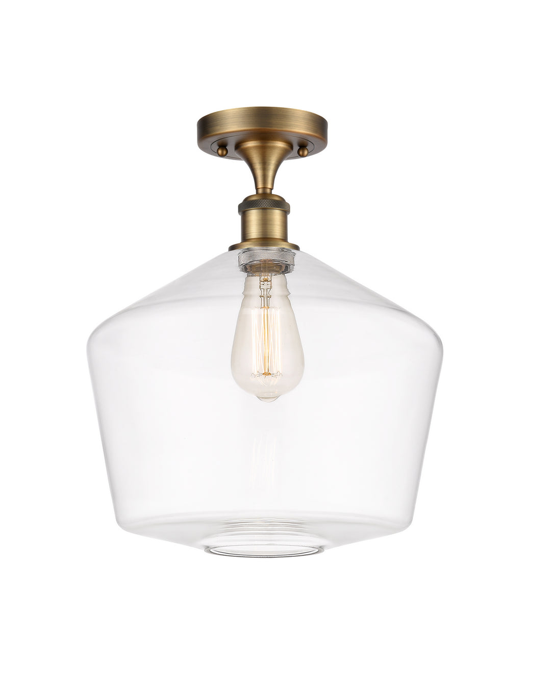 Innovations Ballston 516-1C-BB-G652-12 Ceiling Light - Brushed Brass