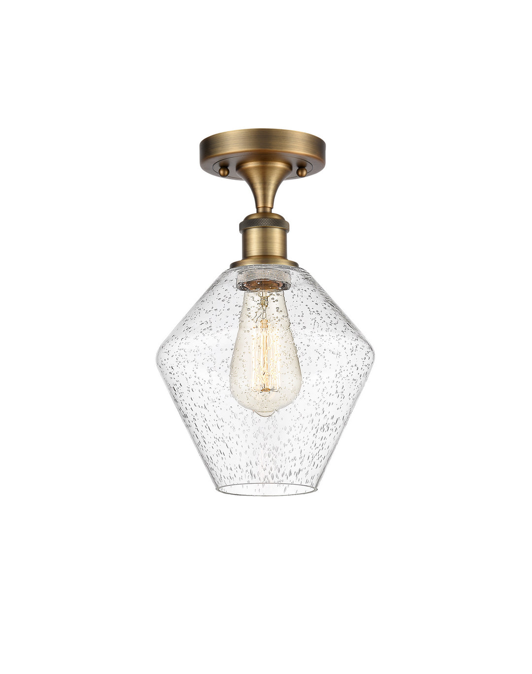 Innovations Ballston 516-1C-BB-G654-8 Ceiling Light - Brushed Brass