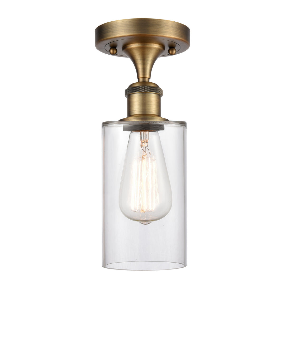 Innovations Ballston 516-1C-BB-G802-LED Ceiling Light - Brushed Brass