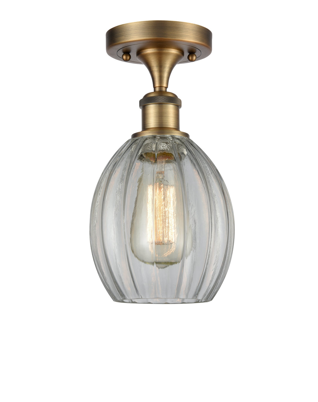 Innovations Ballston 516-1C-BB-G82-LED Ceiling Light - Brushed Brass