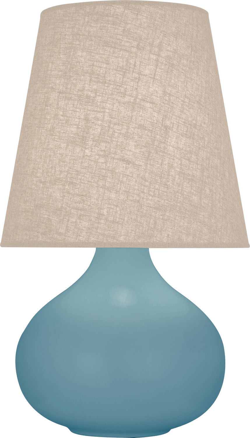 Robert Abbey Lighting MOB91 June Lamp Matte Steel Blue Glazed