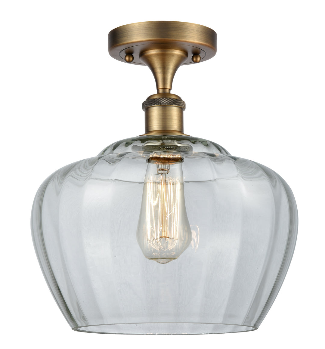 Innovations Ballston 516-1C-BB-G92-L-LED Ceiling Light - Brushed Brass