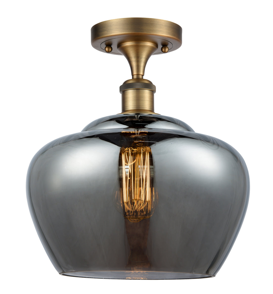 Innovations Ballston 516-1C-BB-G93-L Ceiling Light - Brushed Brass