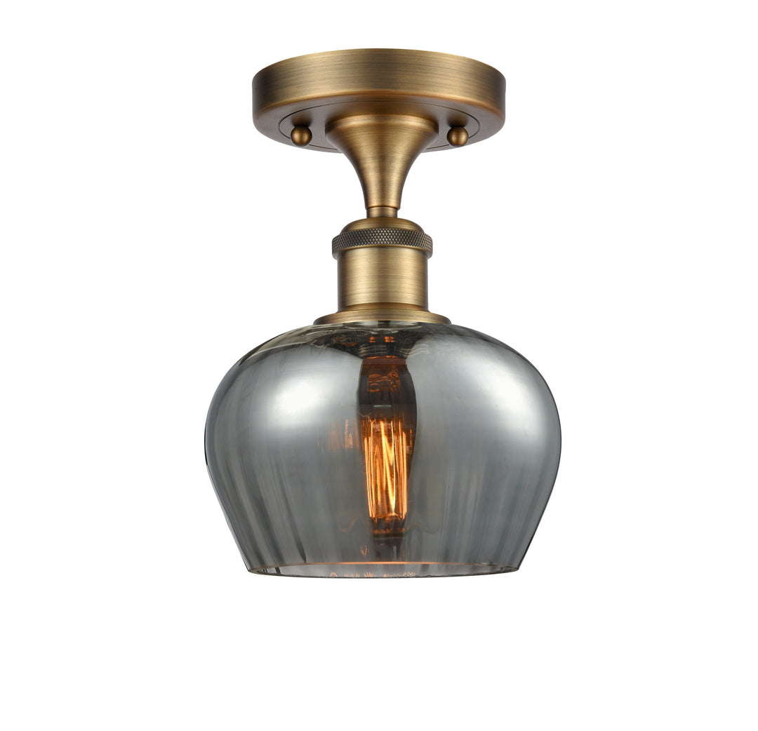 Innovations Ballston 516-1C-BB-G93-LED Ceiling Light - Brushed Brass