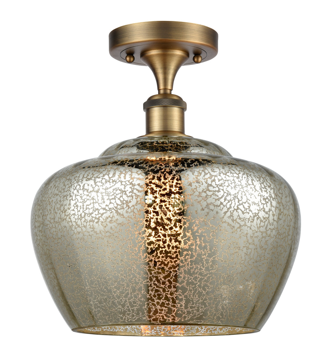 Innovations Ballston 516-1C-BB-G96-L Ceiling Light - Brushed Brass
