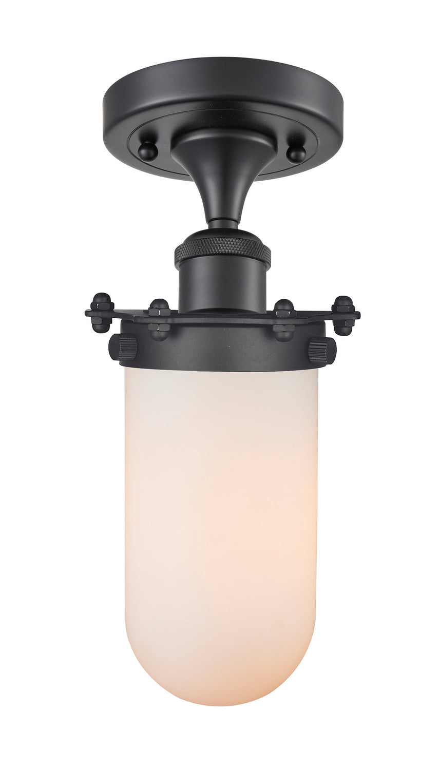 Innovations Austere 516-1C-BK-CE231-W Ceiling Light - Matte Black