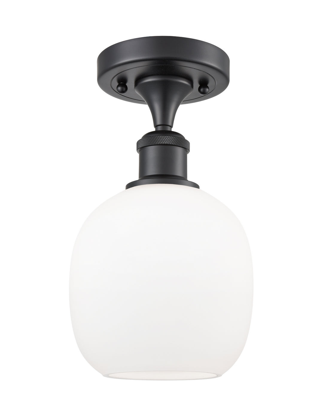 Innovations Ballston 516-1C-BK-G101-LED Ceiling Light - Matte Black
