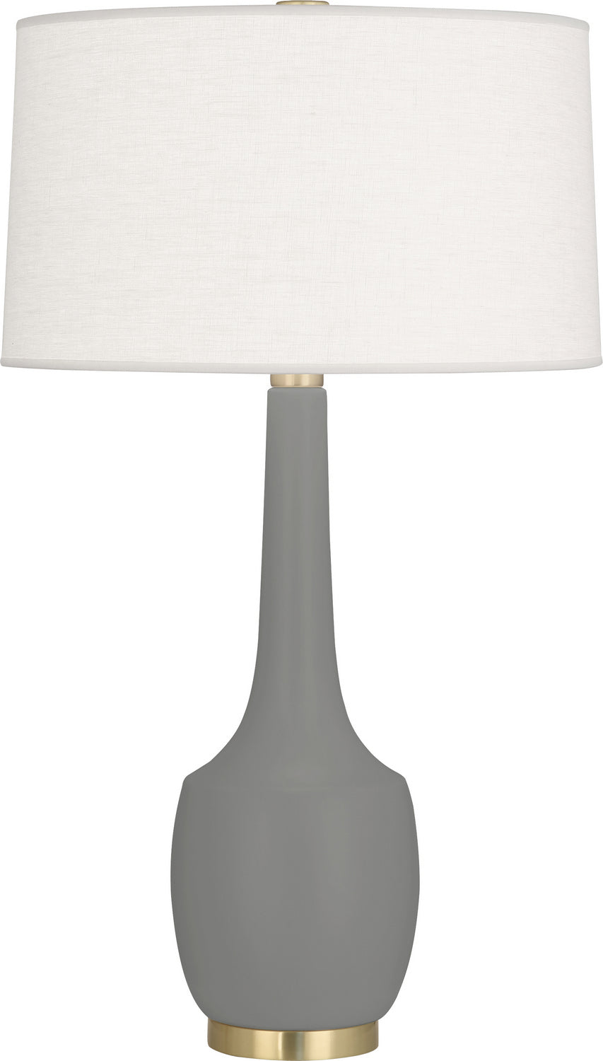 Robert Abbey Lighting MST70 Delilah Lamp Matte Smoky Taupe Glazed