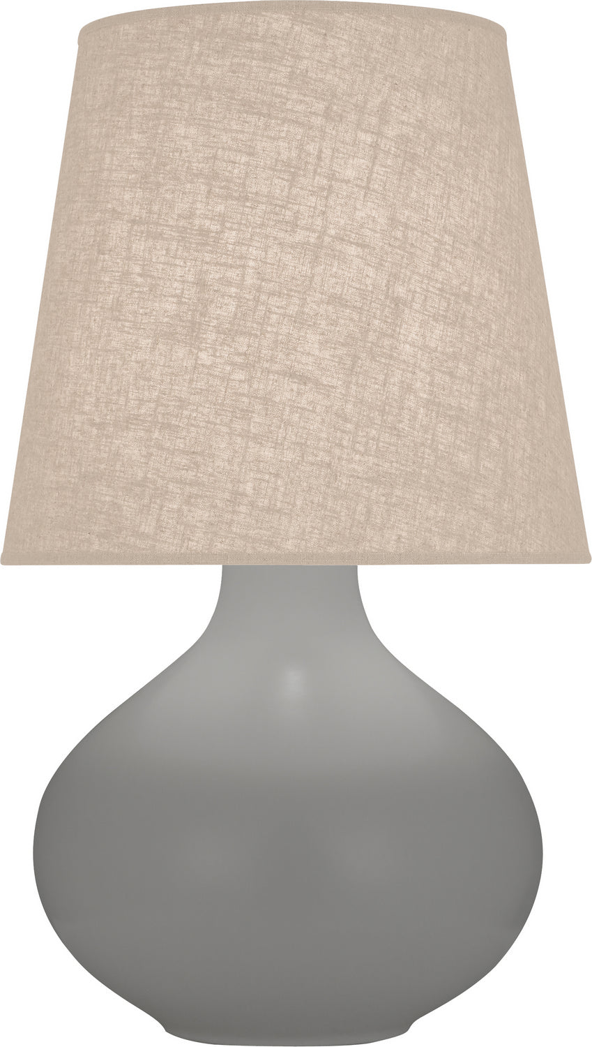 Robert Abbey Lighting MST98 June Lamp Matte Smoky Taupe Glazed