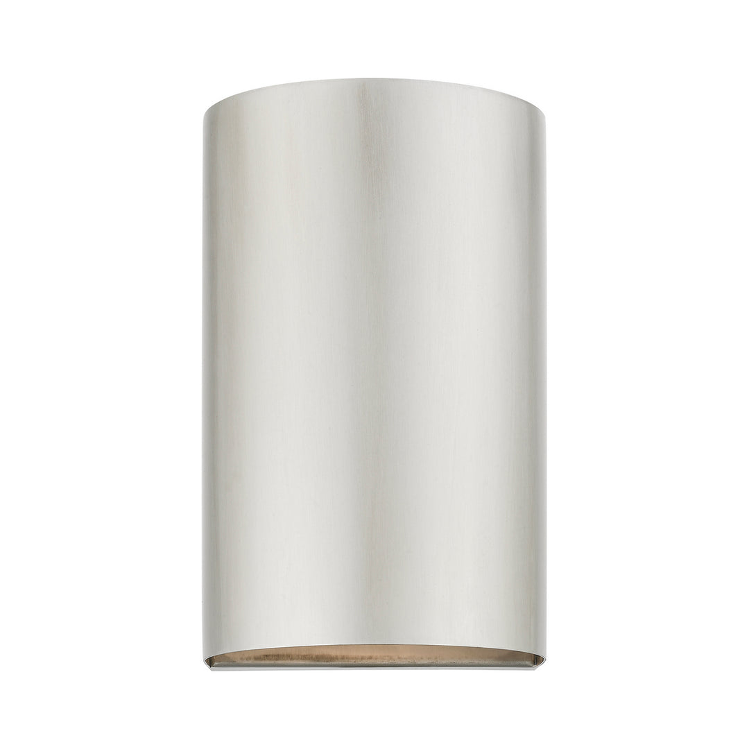 Livex Lighting 22061-91 Modern Bond Outdoor Brushed Nickel