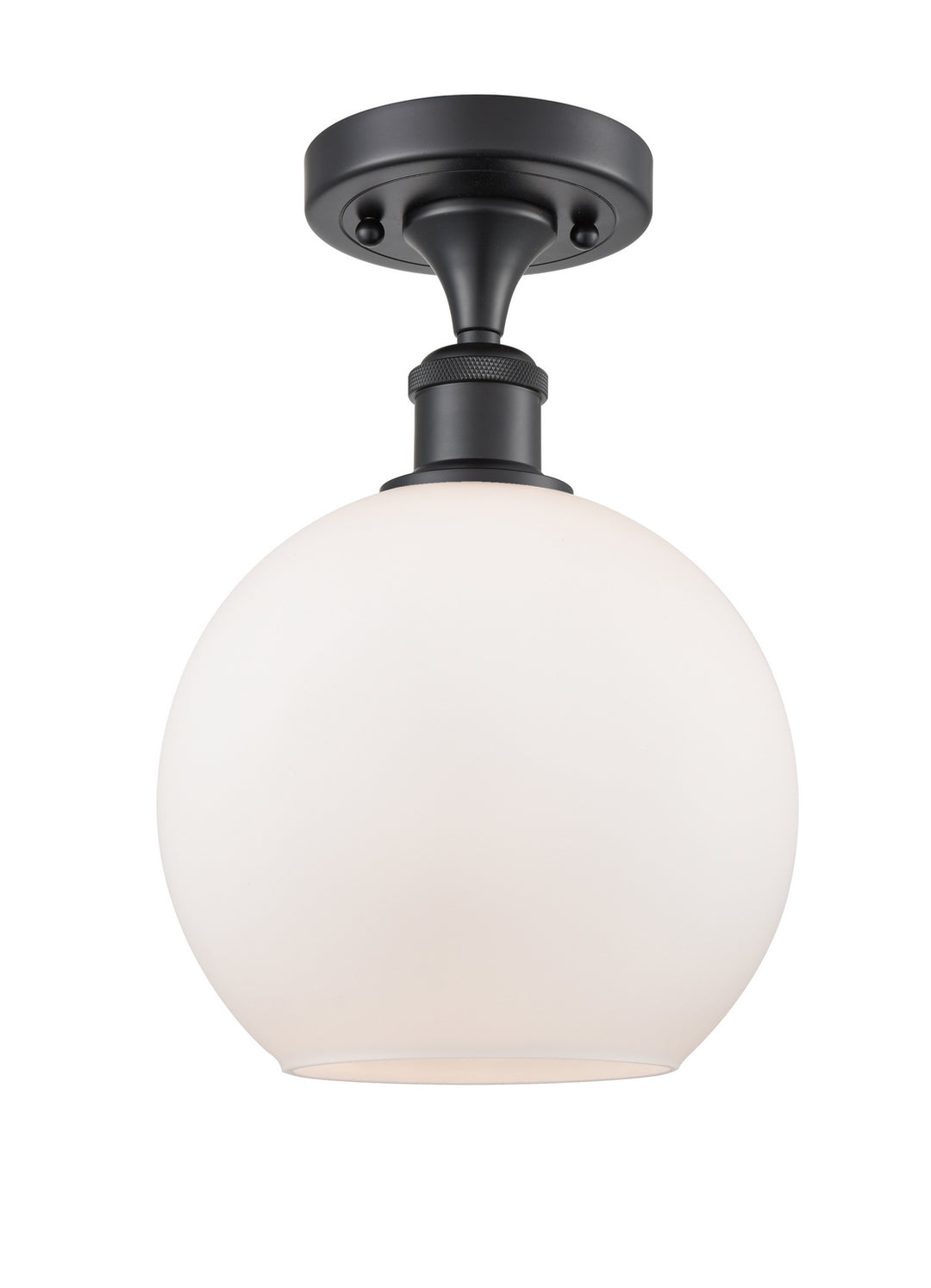 Innovations Ballston 516-1C-BK-G121-8 Ceiling Light - Matte Black