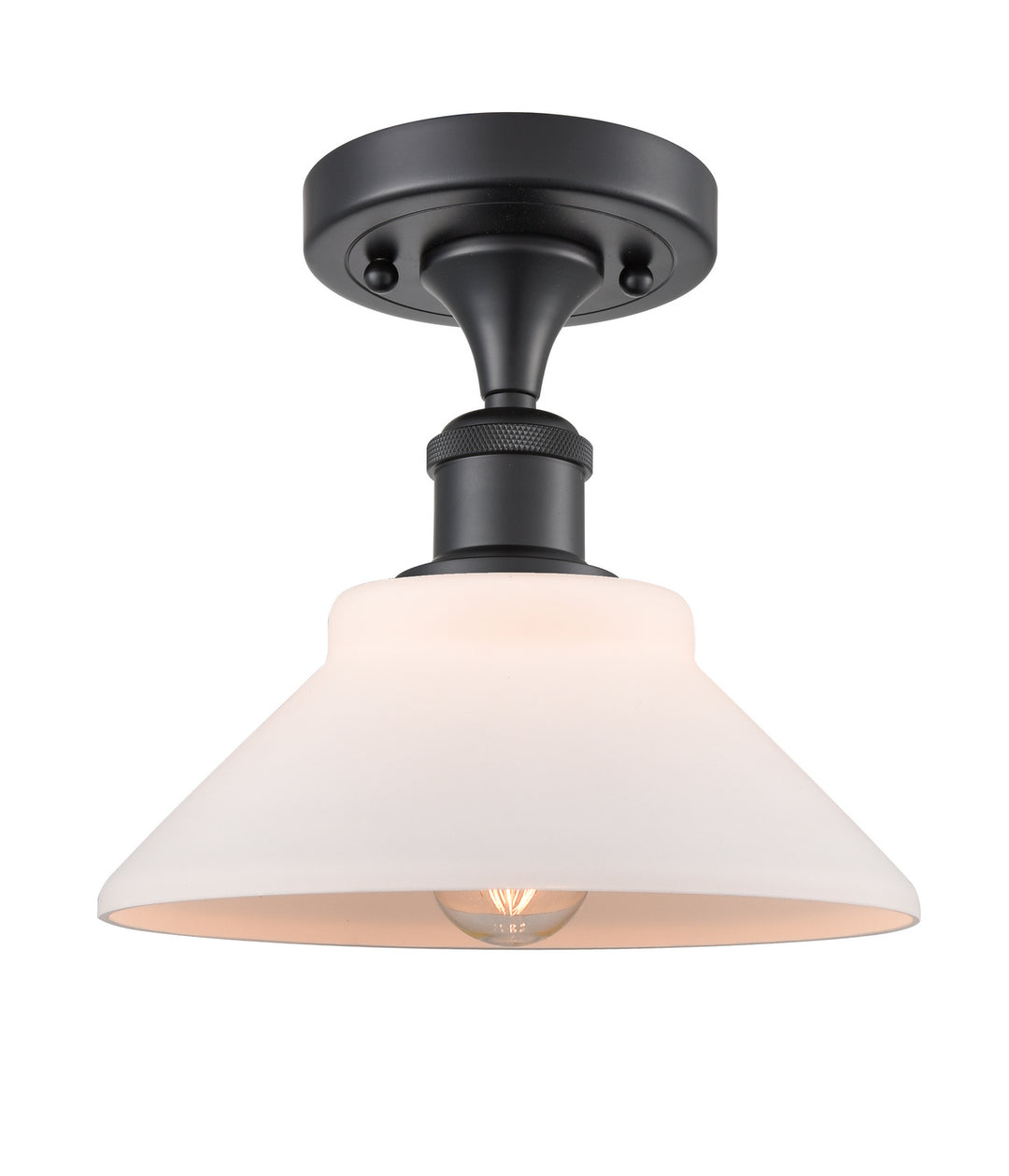 Innovations Ballston 516-1C-BK-G131 Ceiling Light - Matte Black