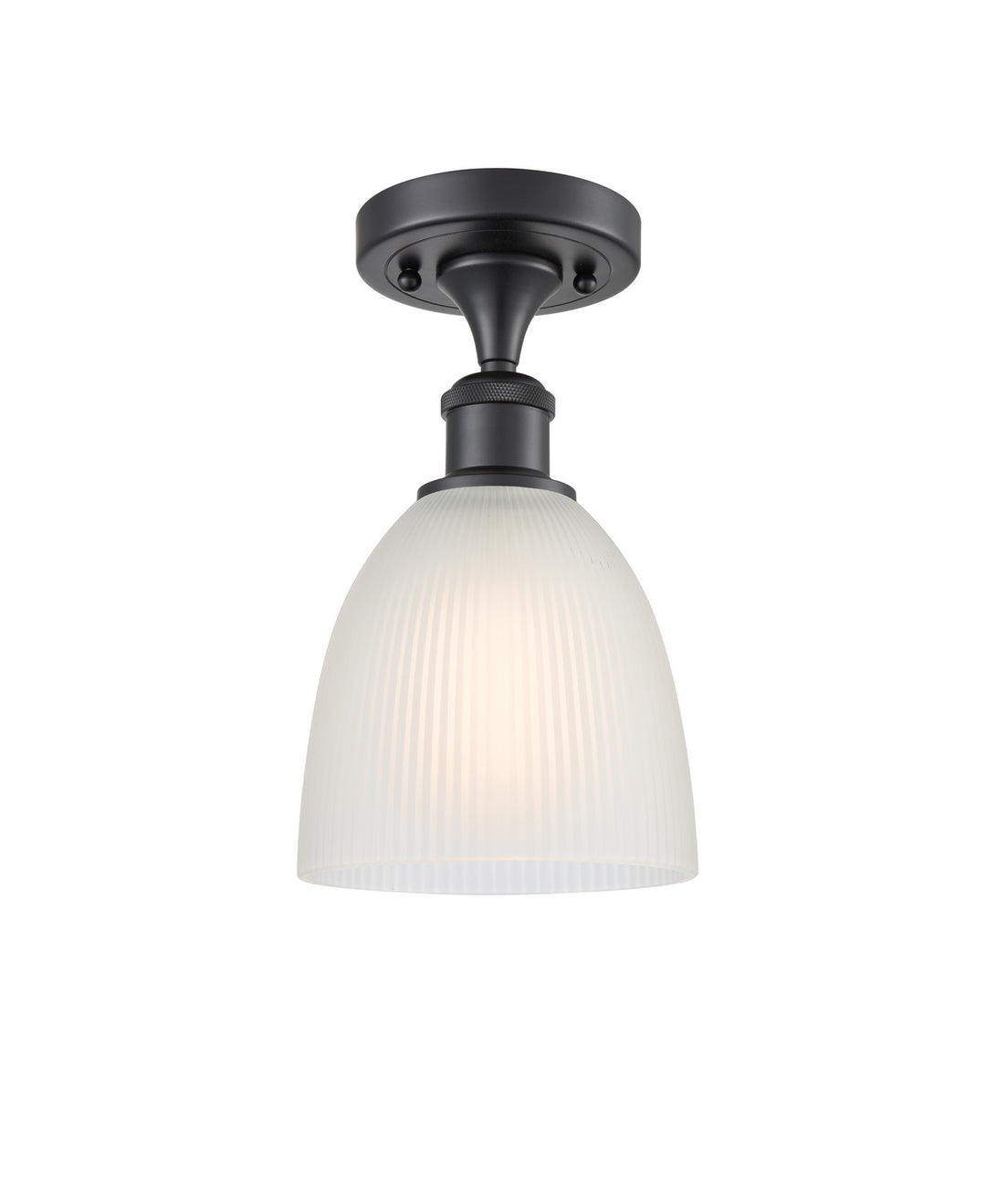 Innovations Ballston 516-1C-BK-G381 Ceiling Light - Matte Black