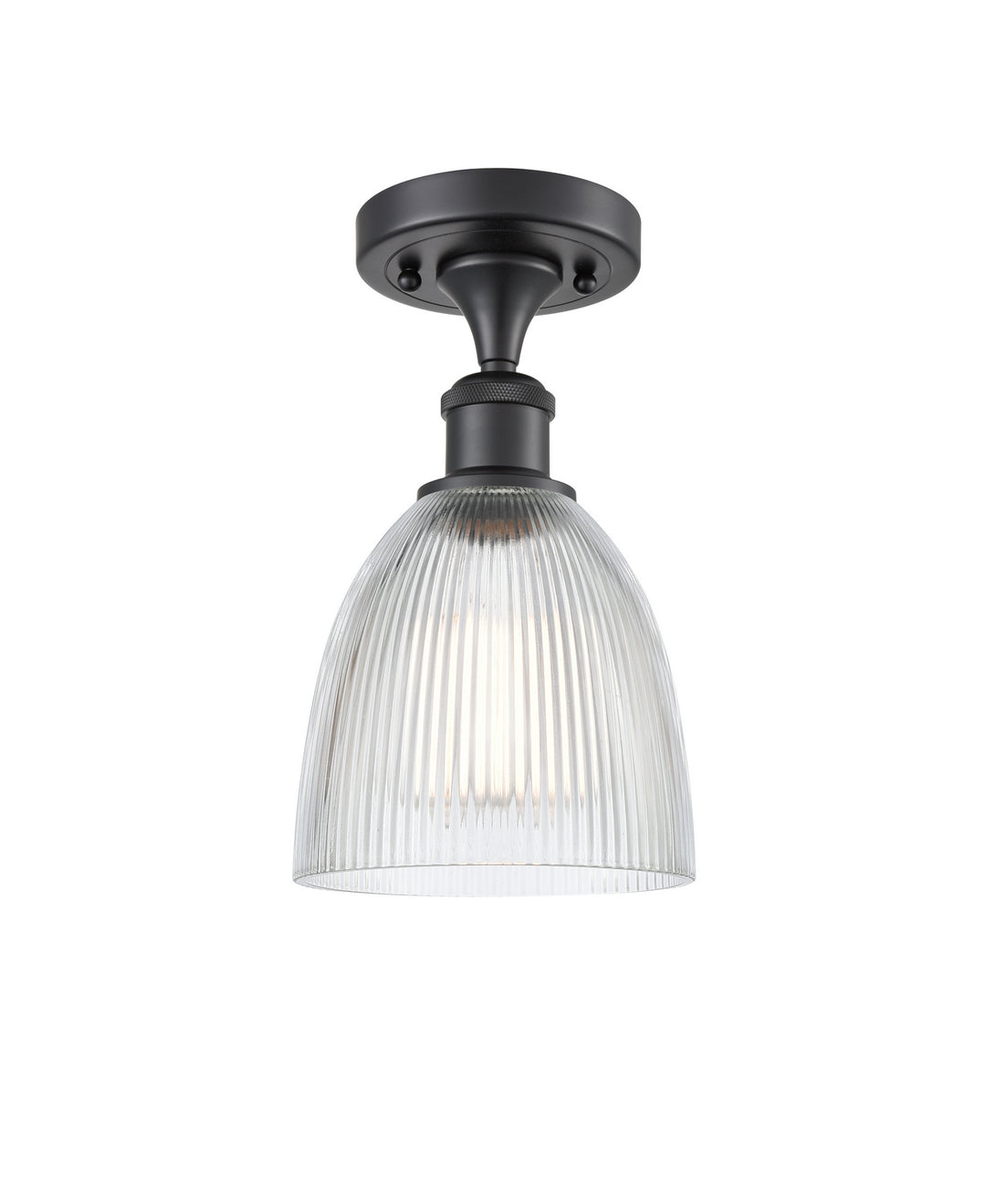 Innovations Ballston 516-1C-BK-G382-LED Ceiling Light - Matte Black