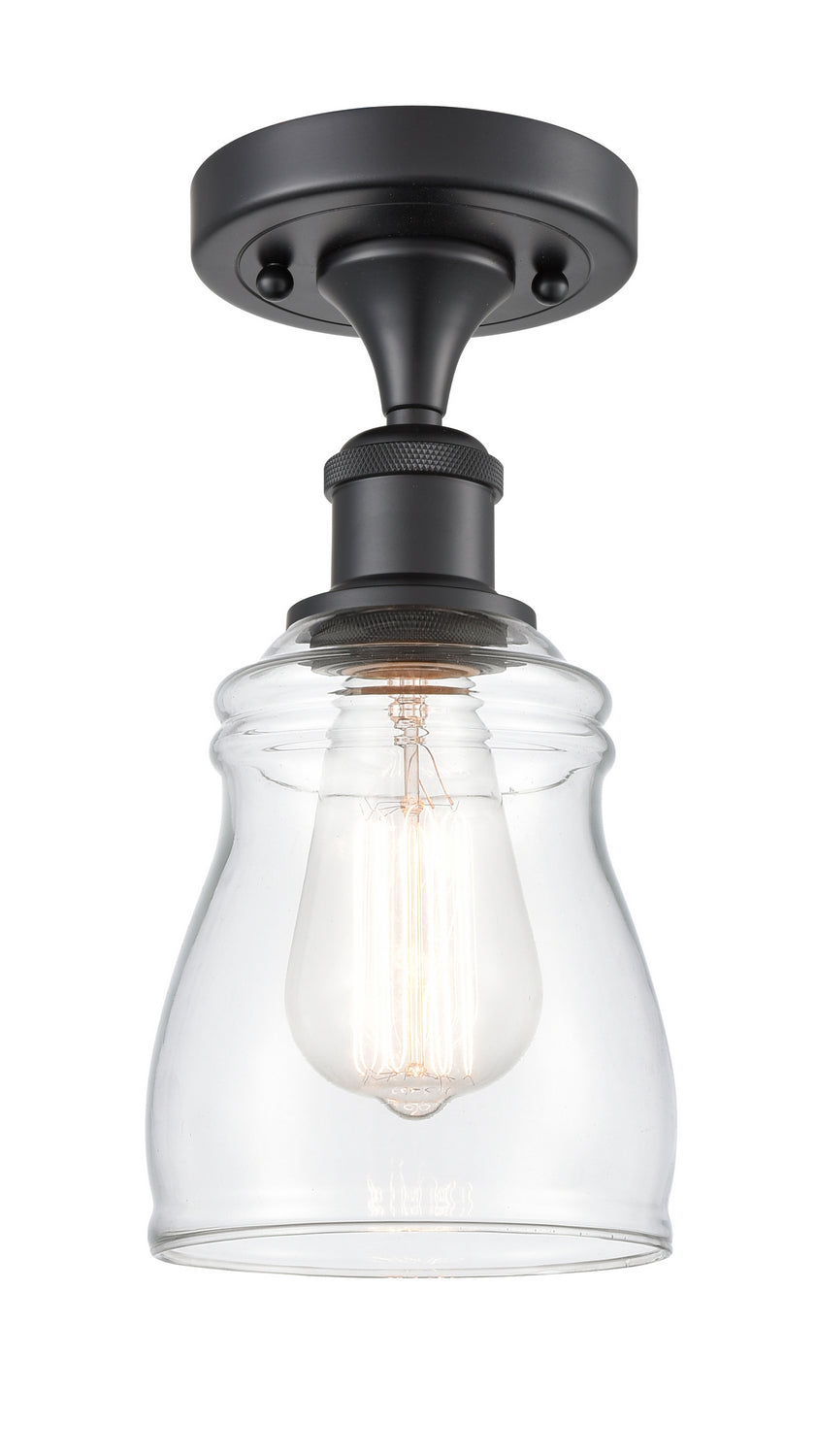 Innovations Ballston 516-1C-BK-G392-LED Ceiling Light - Matte Black