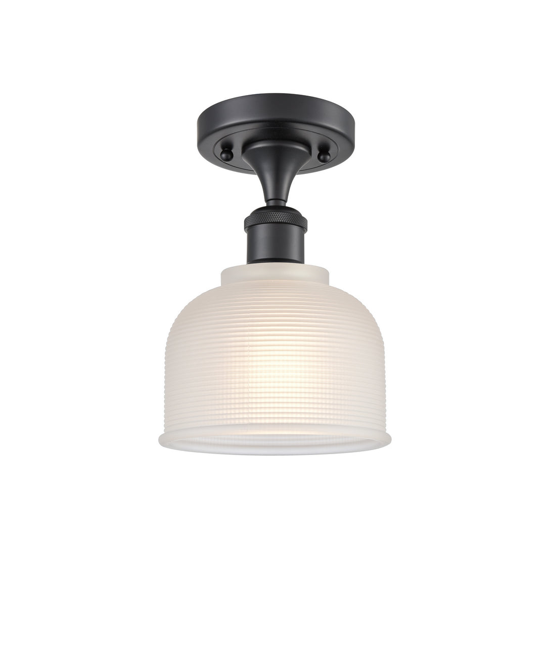 Innovations Ballston 516-1C-BK-G411-LED Ceiling Light - Matte Black