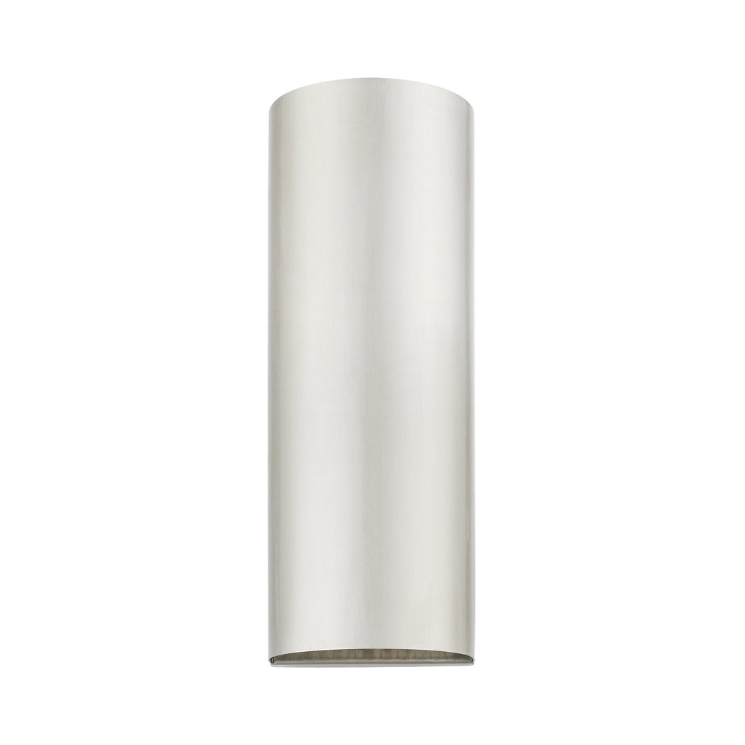 Livex Lighting 22063-91 Modern Bond Outdoor Brushed Nickel