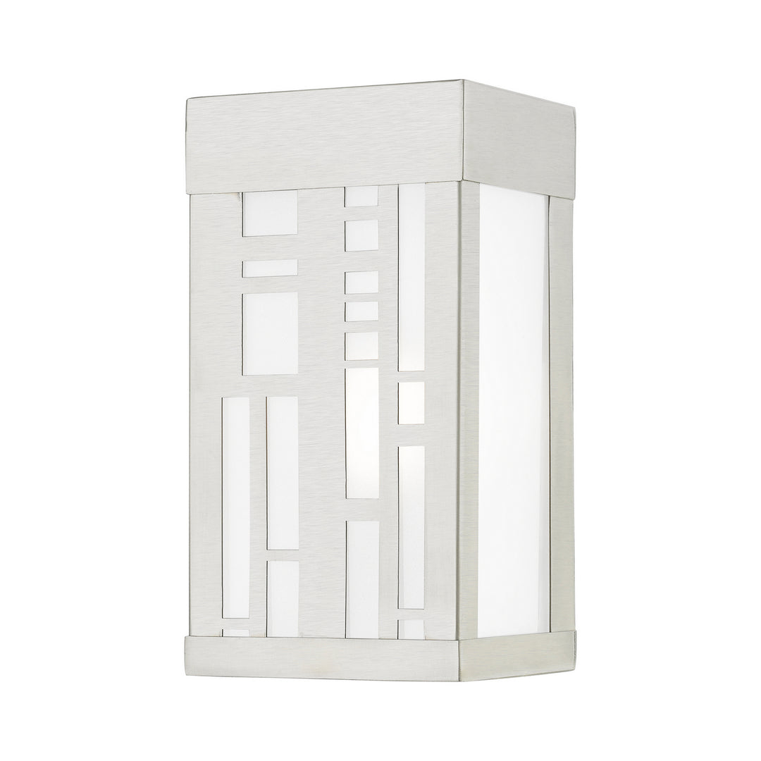 Livex Lighting 22971-91  Malmo Outdoor Brushed Nickel