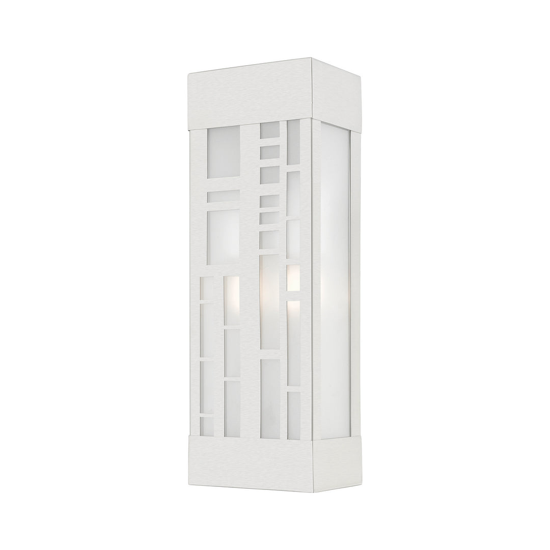 Livex Lighting 22972-91  Malmo Outdoor Brushed Nickel