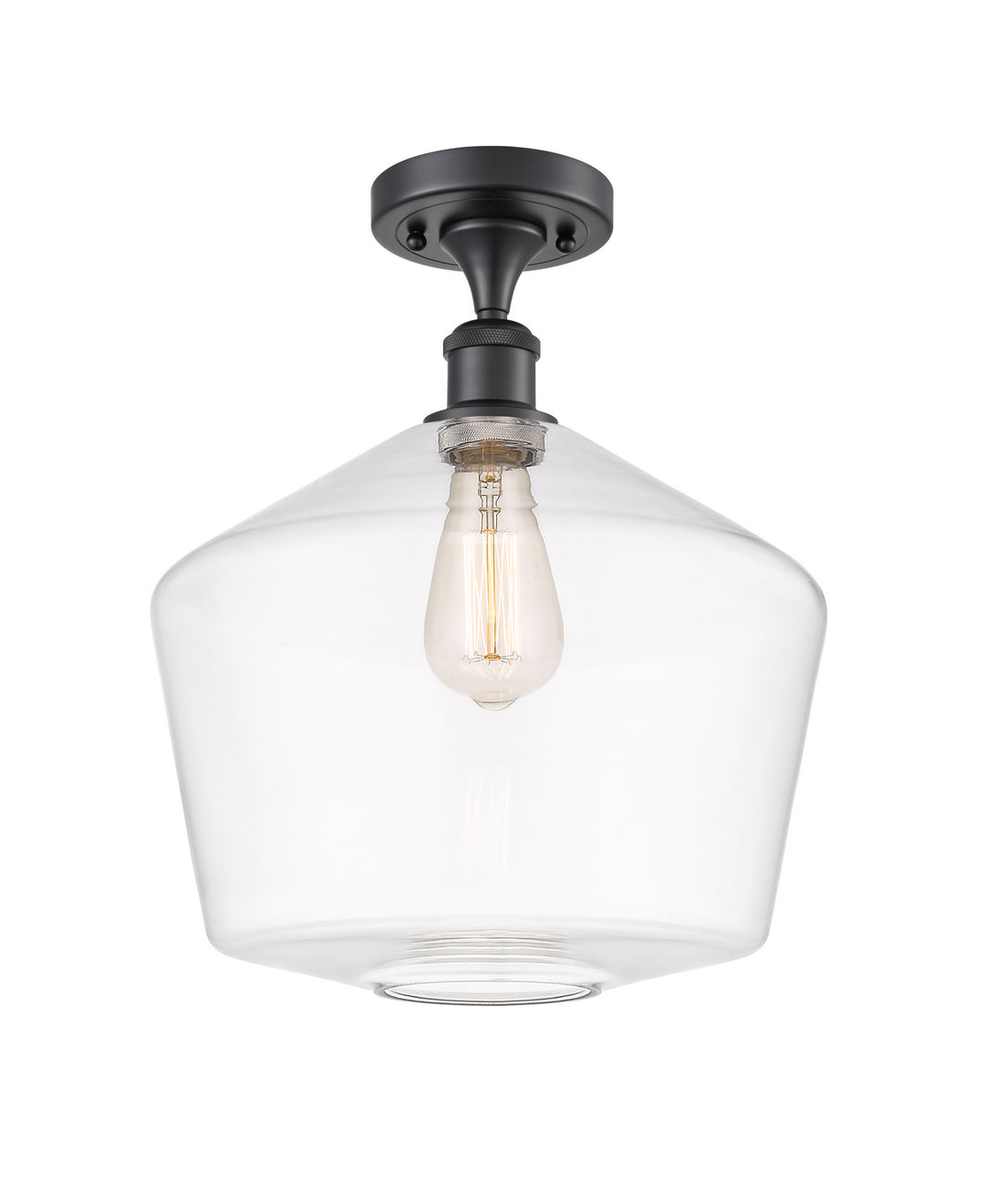 Innovations Ballston 516-1C-BK-G652-12-LED Ceiling Light - Matte Black
