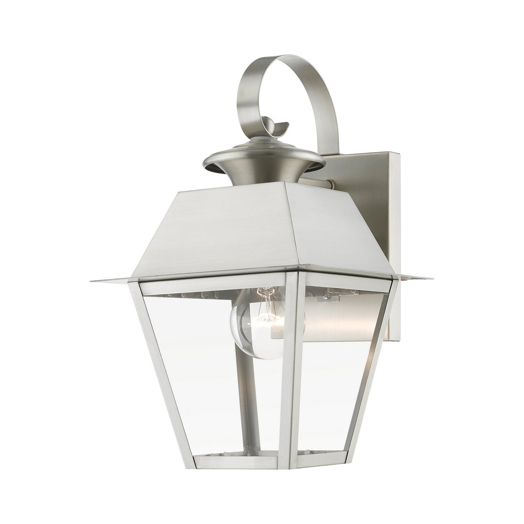 Livex Lighting 27212-91  Wentworth Outdoor Brushed Nickel