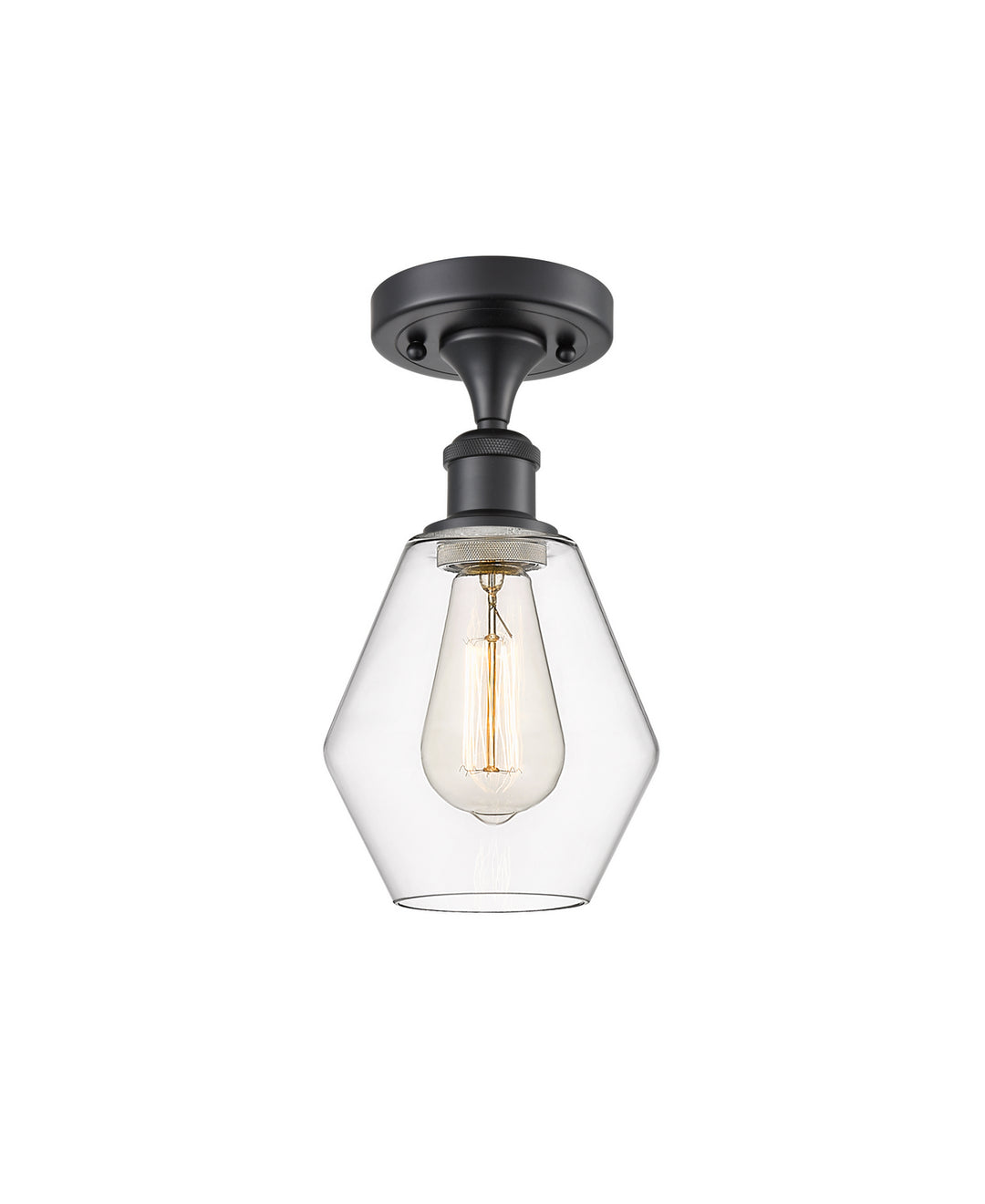 Innovations Ballston 516-1C-BK-G652-6 Ceiling Light - Matte Black